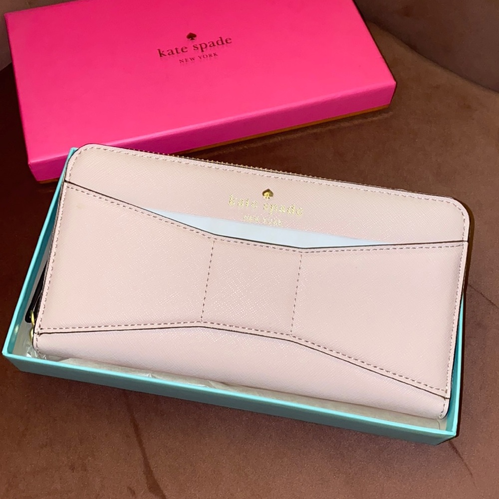 Kate Spade 2 Park Avenue Saffiano Lacey Wallet